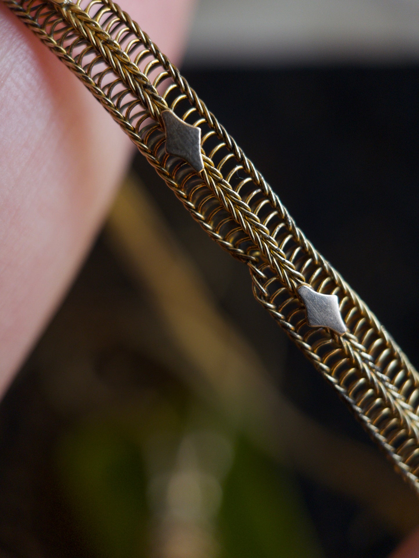 c. 1870s-1880s 14k Gold Unusual Long Guard Chain Necklace