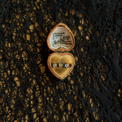 c. 1890s-1900s 9k Moonstone Cat's Eye Ring