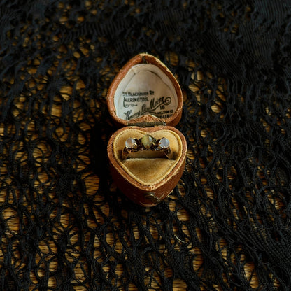 c. 1890s-1900s 9k Moonstone Cat's Eye Ring