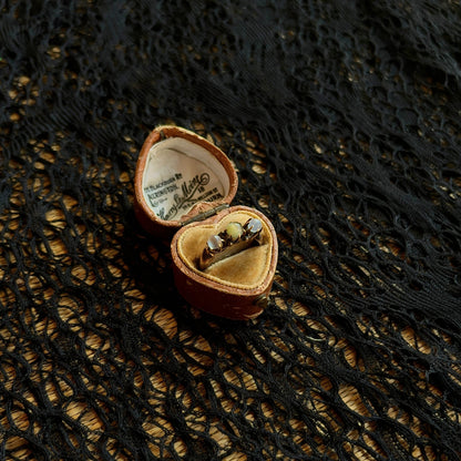 c. 1890s-1900s 9k Moonstone Cat's Eye Ring