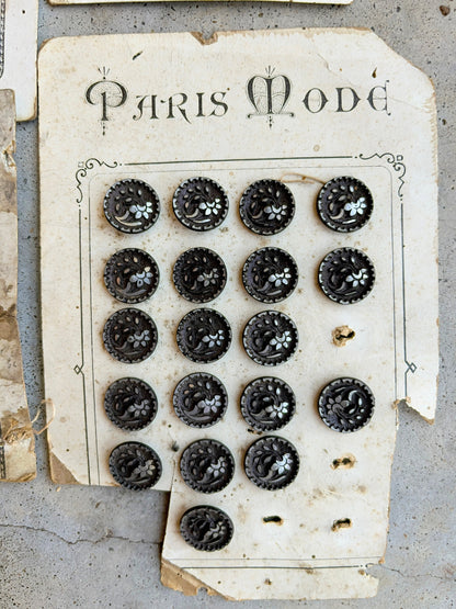 Large Lot of Antique Buttons + Notions 500+ Pcs
