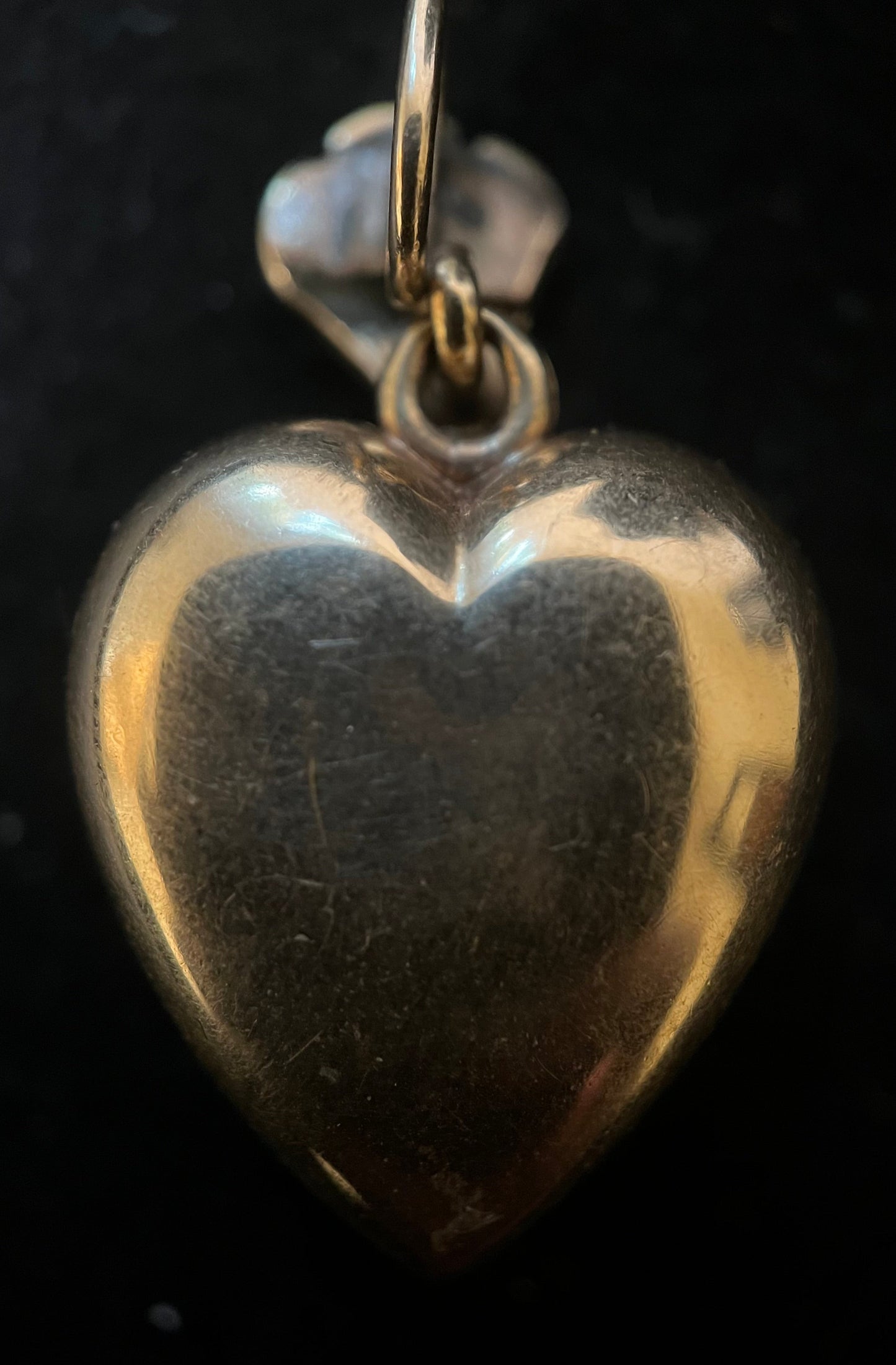 Mid-19th Century 14k Gold Puffy Heart Locket