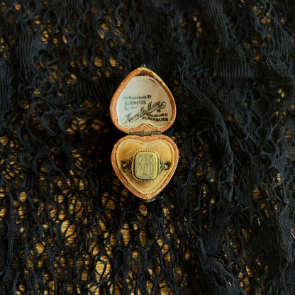c. 1930s 14k Gold Signet Ring "RSB"
