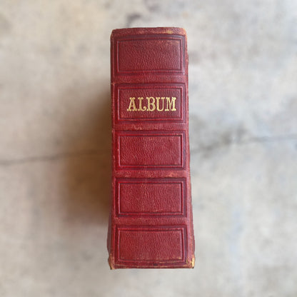 c. 1860s Leatherbound Photo Album w/ 49 Photographs