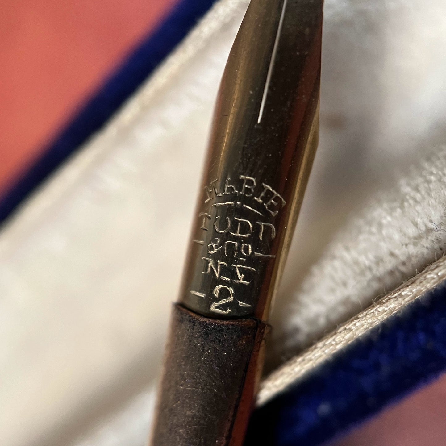 RESERVED | Mabie Todd & Co. Mother of Pearl Dip Pen