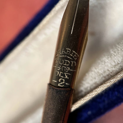 RESERVED | Mabie Todd & Co. Mother of Pearl Dip Pen
