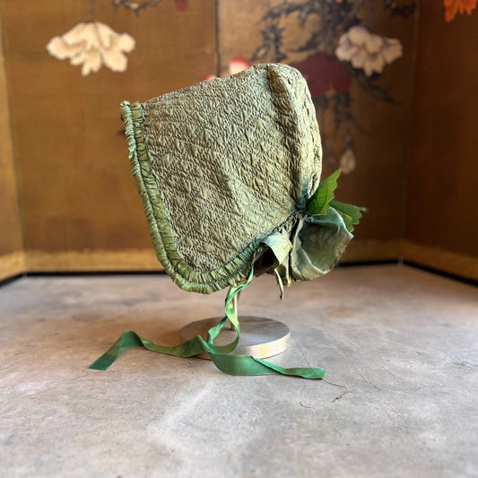 Mid-19th c. Quilted Hood / Bonnet