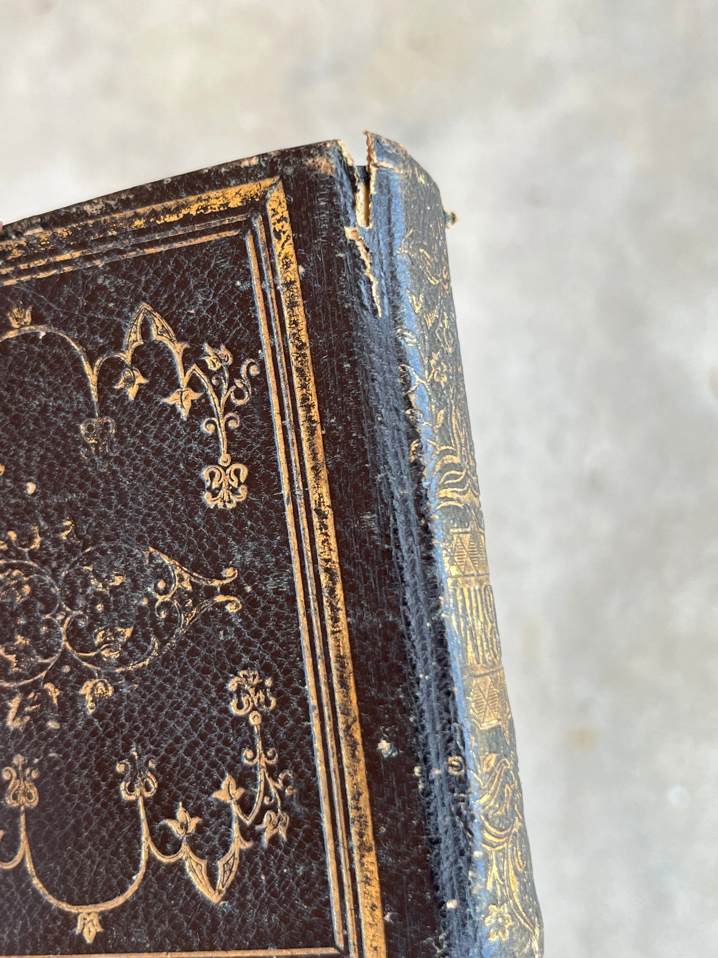c. 1860s Miniature Gem Tintype Photo Album
