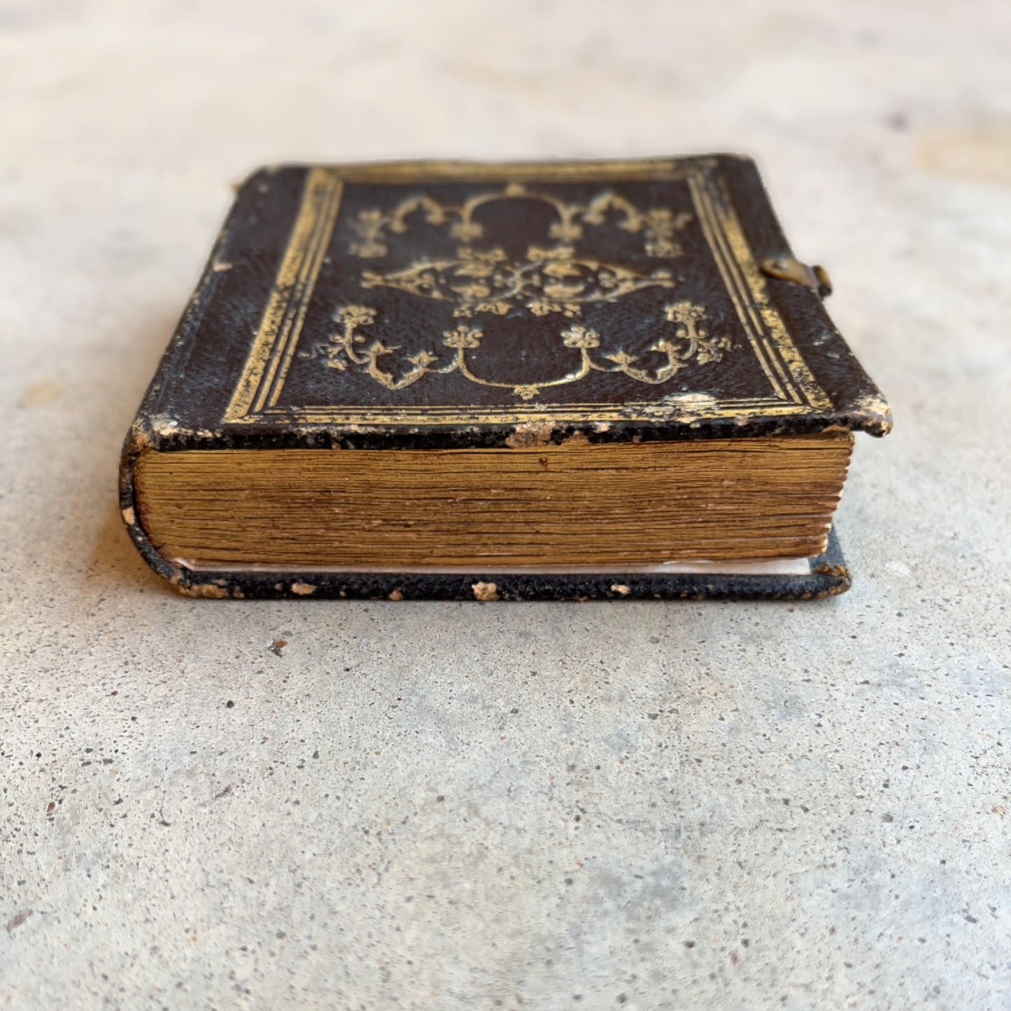 c. 1860s Miniature Gem Tintype Photo Album