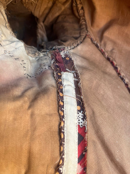 c. 1850s-1860s Wool Challis Dress