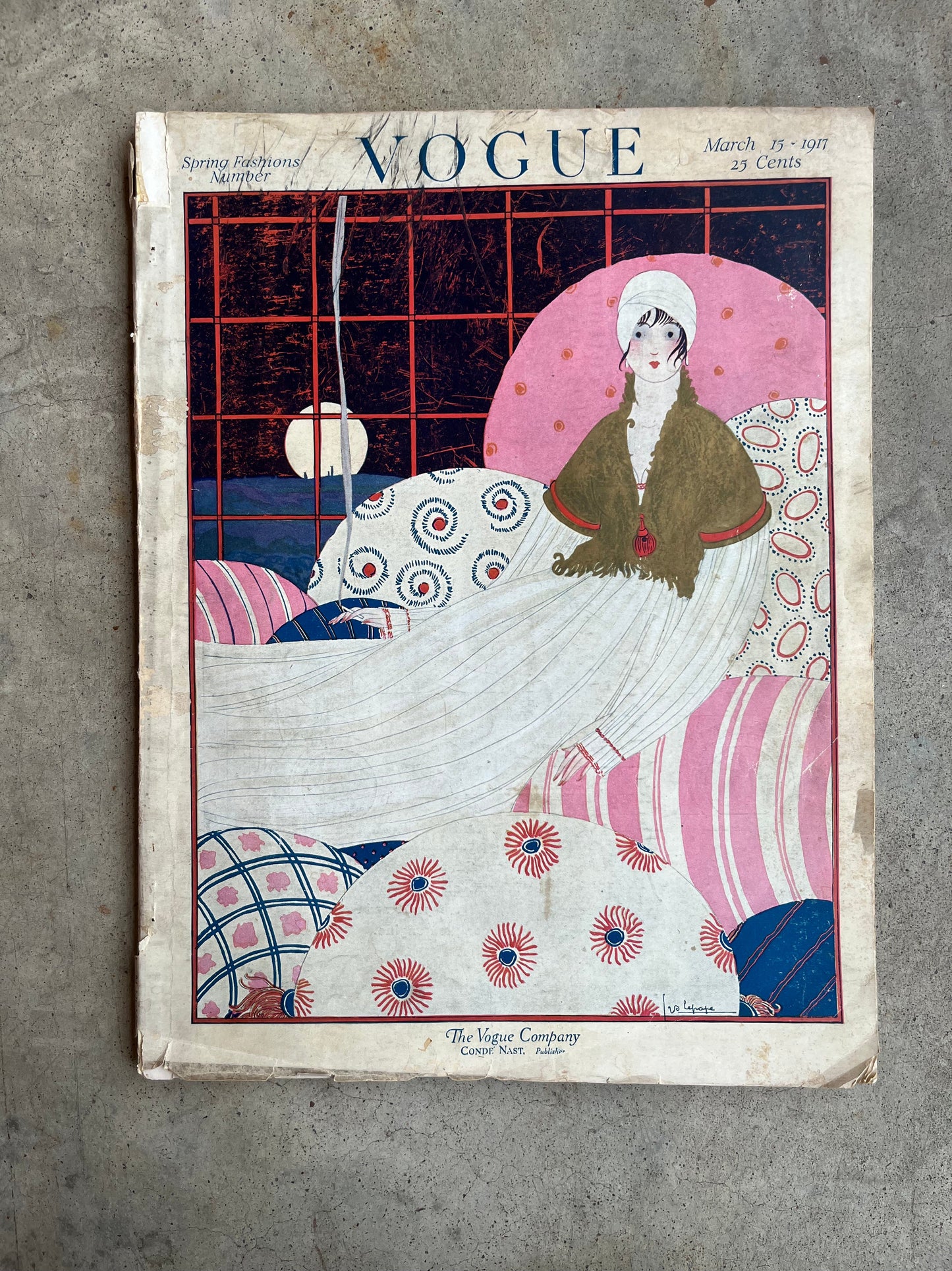March 15, 1917 Vogue Magazine Spring Fashions
