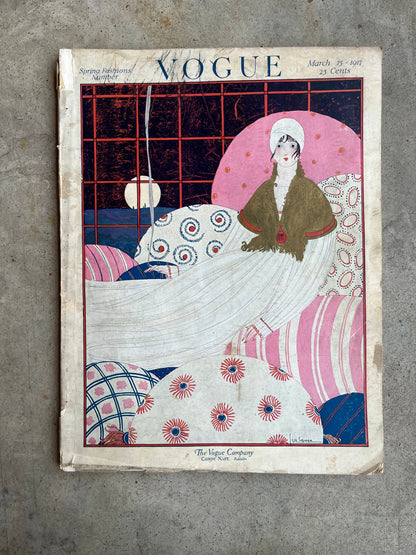March 15, 1917 Vogue Magazine Spring Fashions