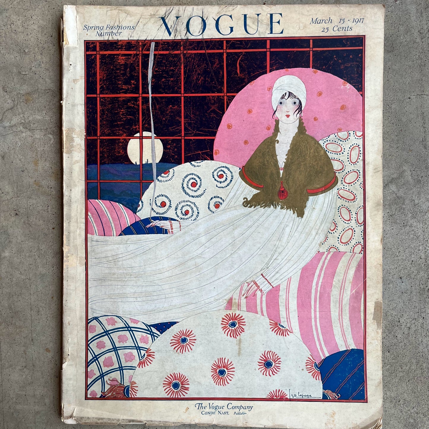 March 15, 1917 Vogue Magazine Spring Fashions