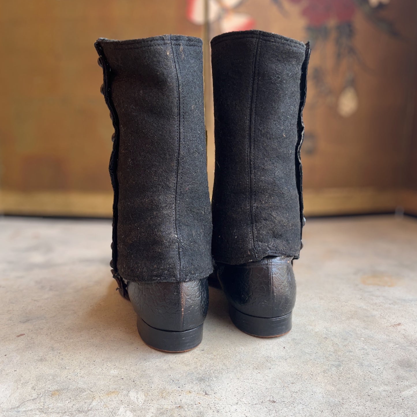 c. 1890s Men's Boots + Spats