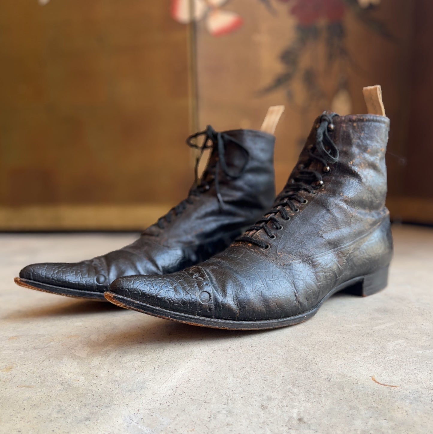 c. 1890s Men's Boots + Spats