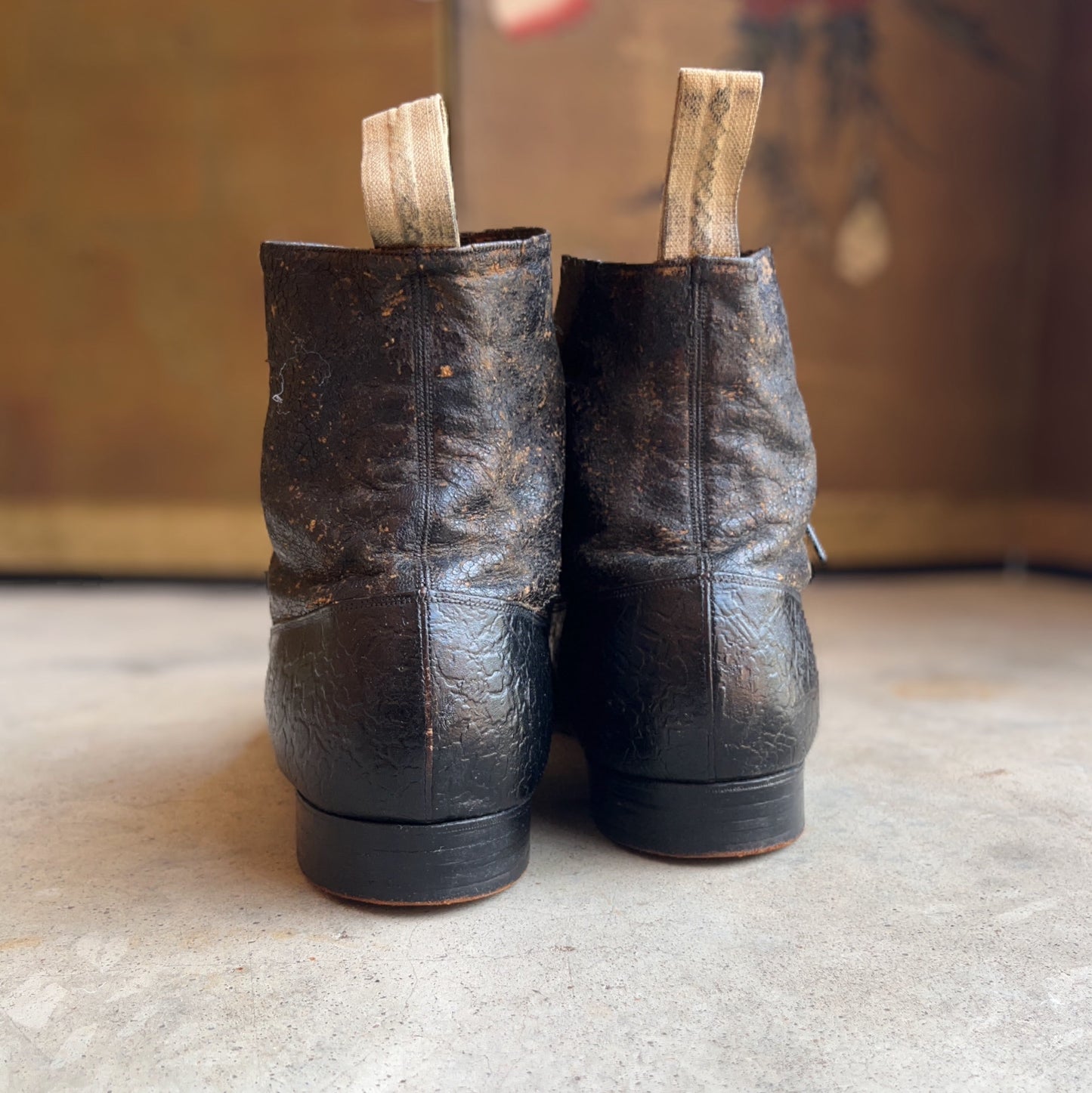 c. 1890s Men's Boots + Spats