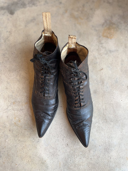 c. 1890s Men's Boots + Spats