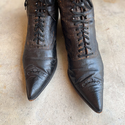 c. 1890s Men's Boots + Spats