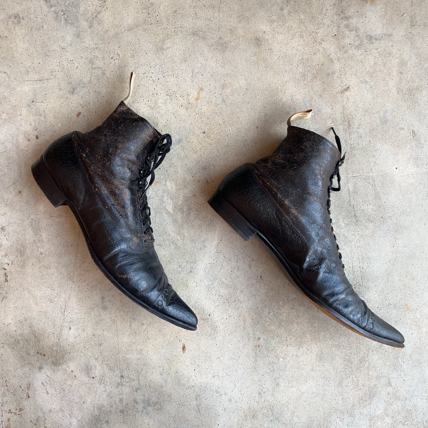 c. 1890s Men's Boots + Spats