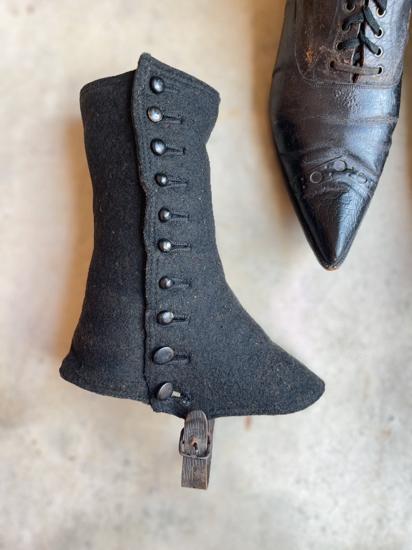 c. 1890s Men's Boots + Spats