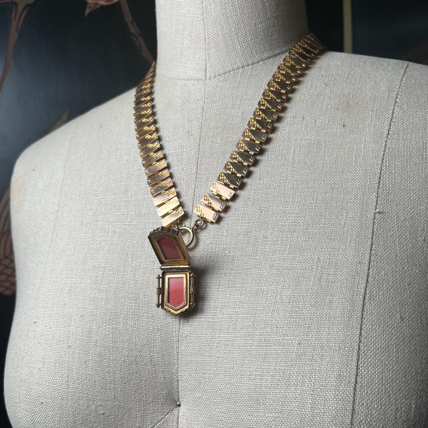 c. 1880s Gold Filled  Double Sided Locket