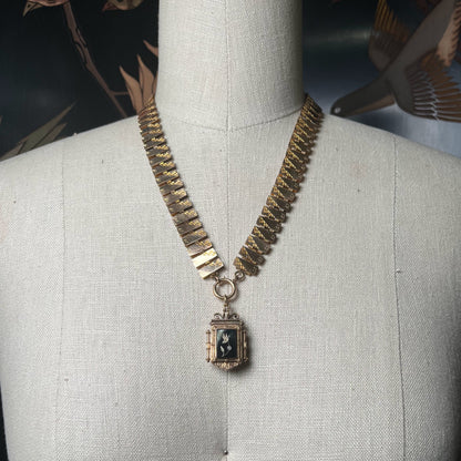 c. 1880s Gold Filled  Double Sided Locket