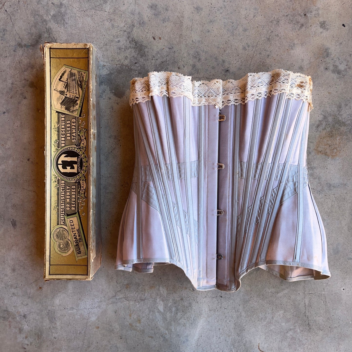 c. 1900s Erect Form ET Corset in Box