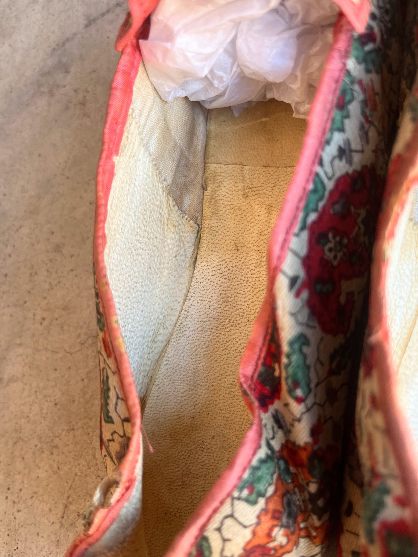 Early-Mid 19th c. Paisley Slippers