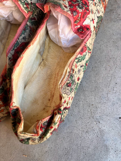 Early-Mid 19th c. Paisley Slippers