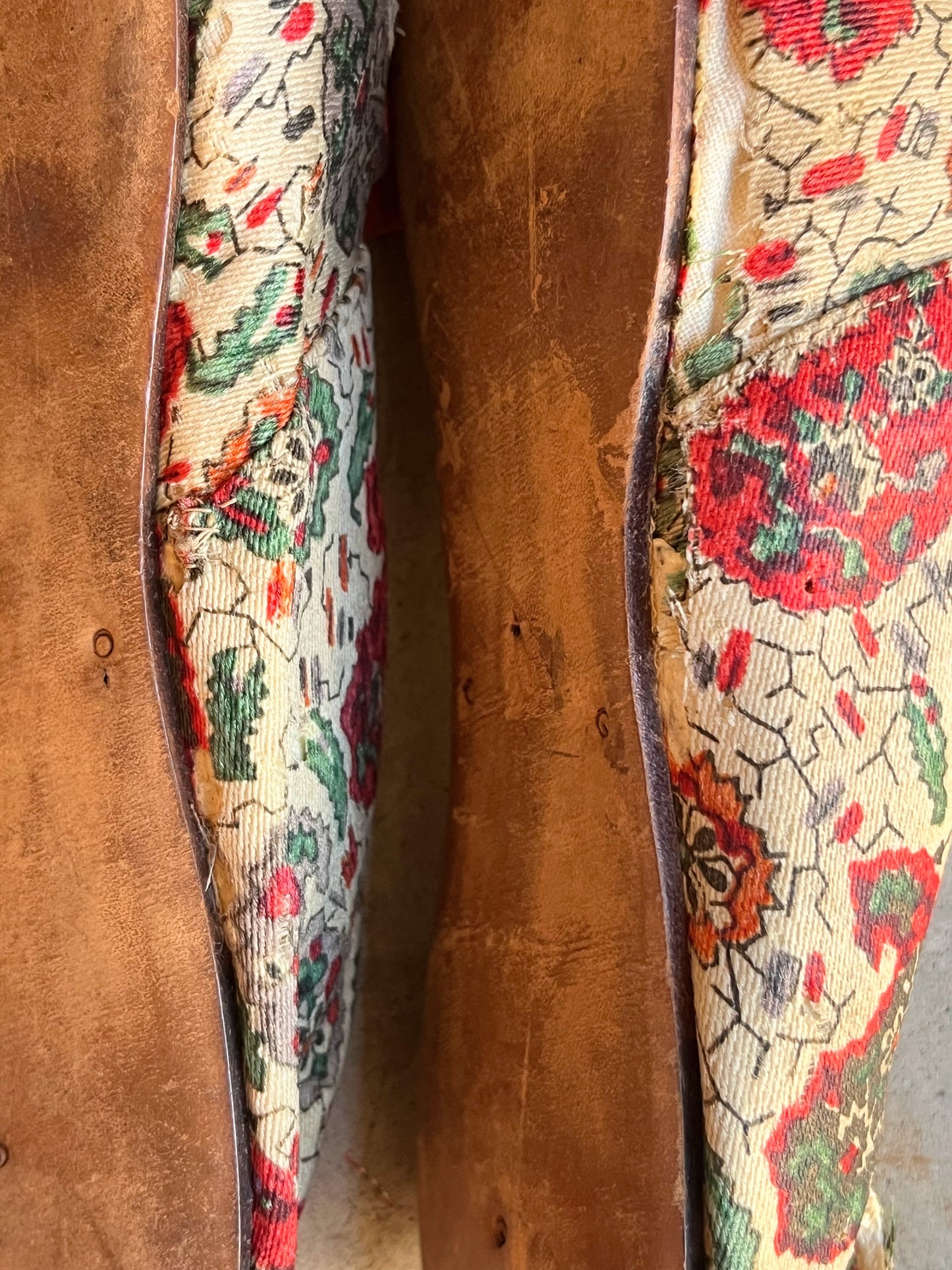 Early-Mid 19th c. Paisley Slippers