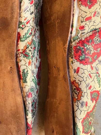 Early-Mid 19th c. Paisley Slippers