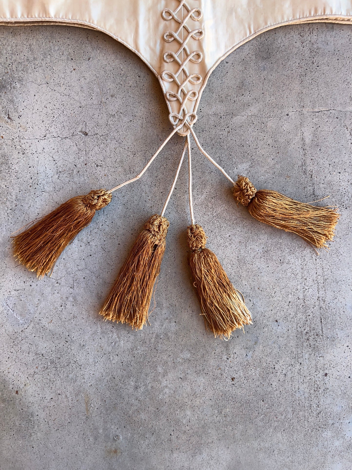c. 1860s Swiss Waist with Tassels