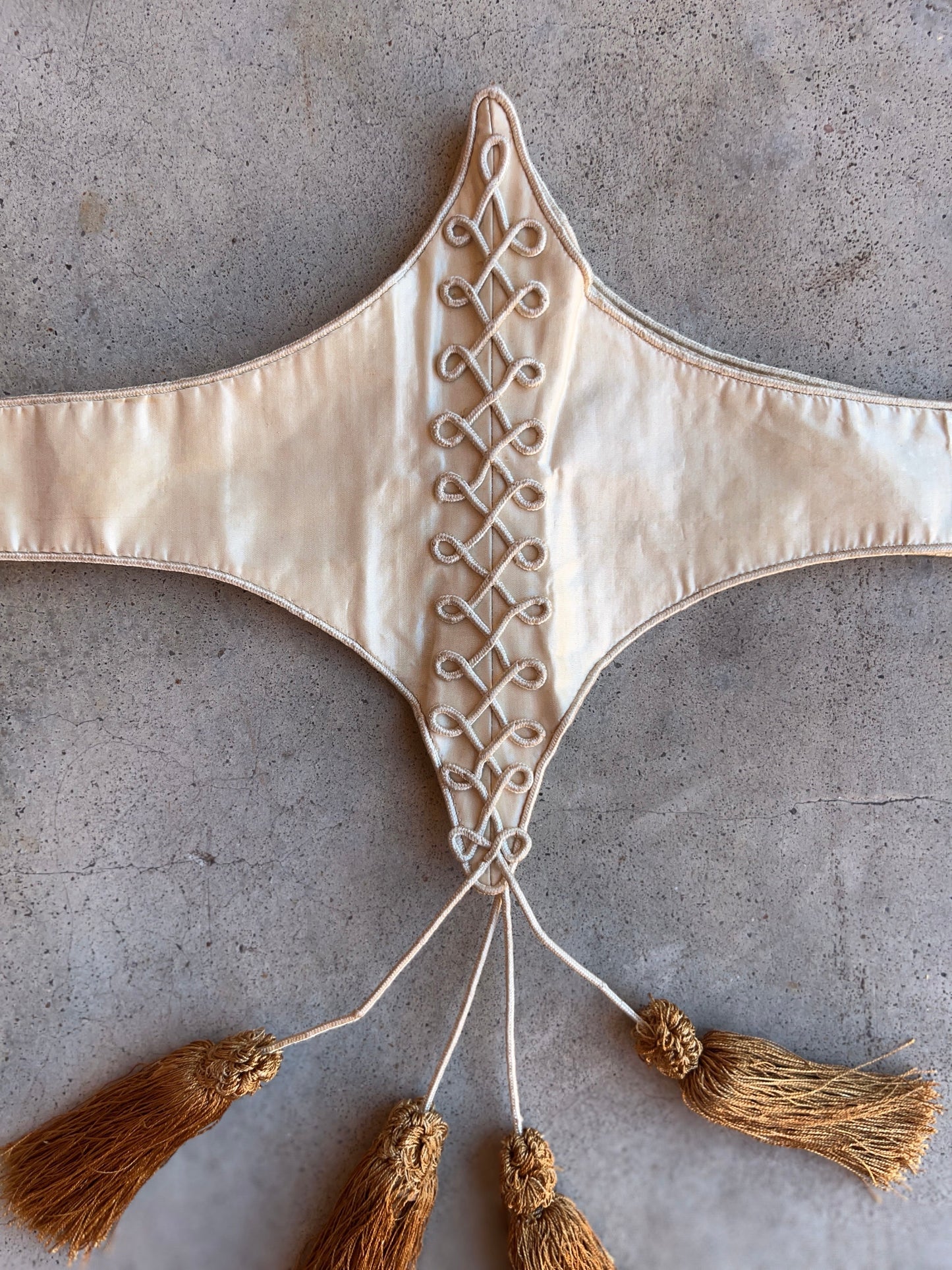 c. 1860s Swiss Waist with Tassels