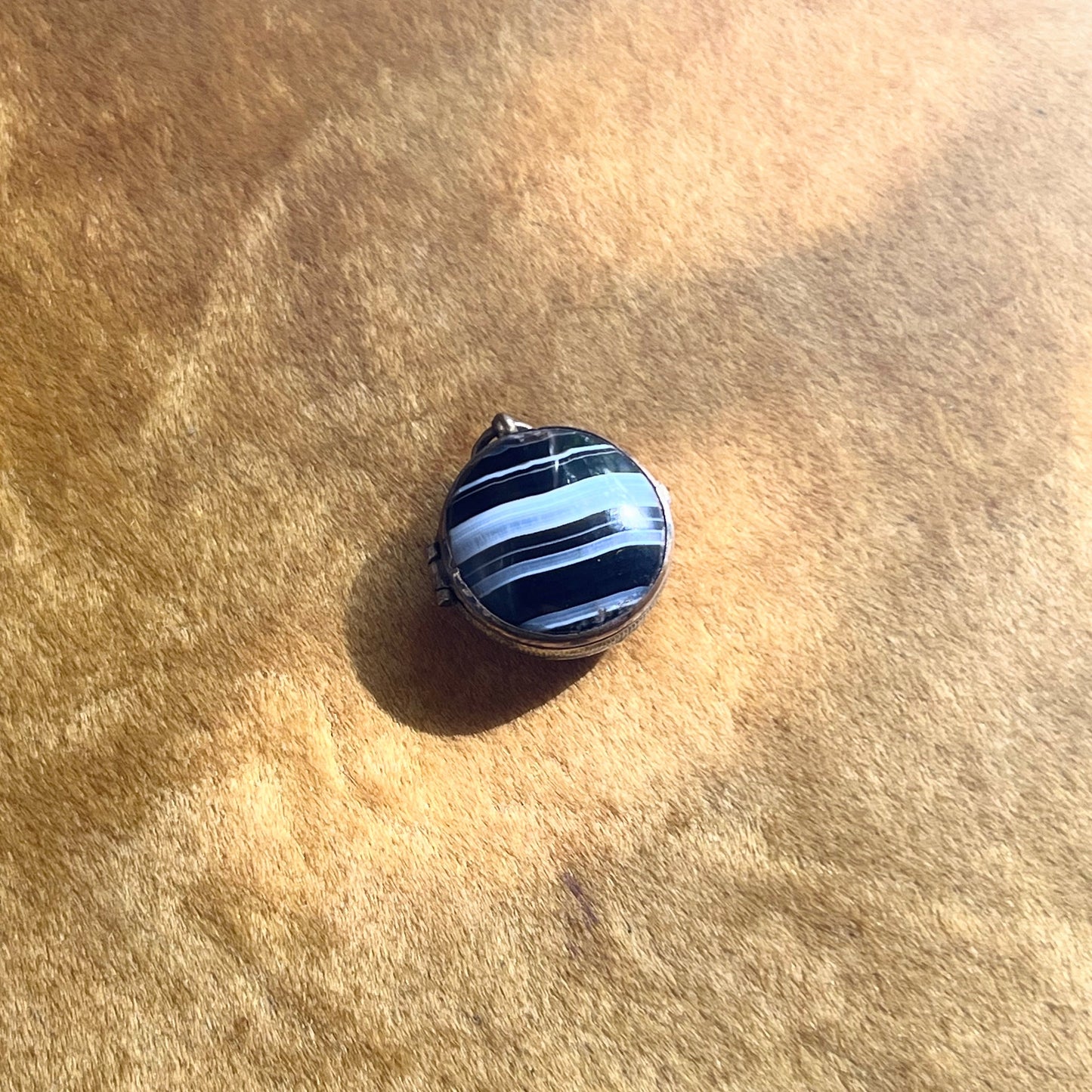 19th c. Banded Agate Locket