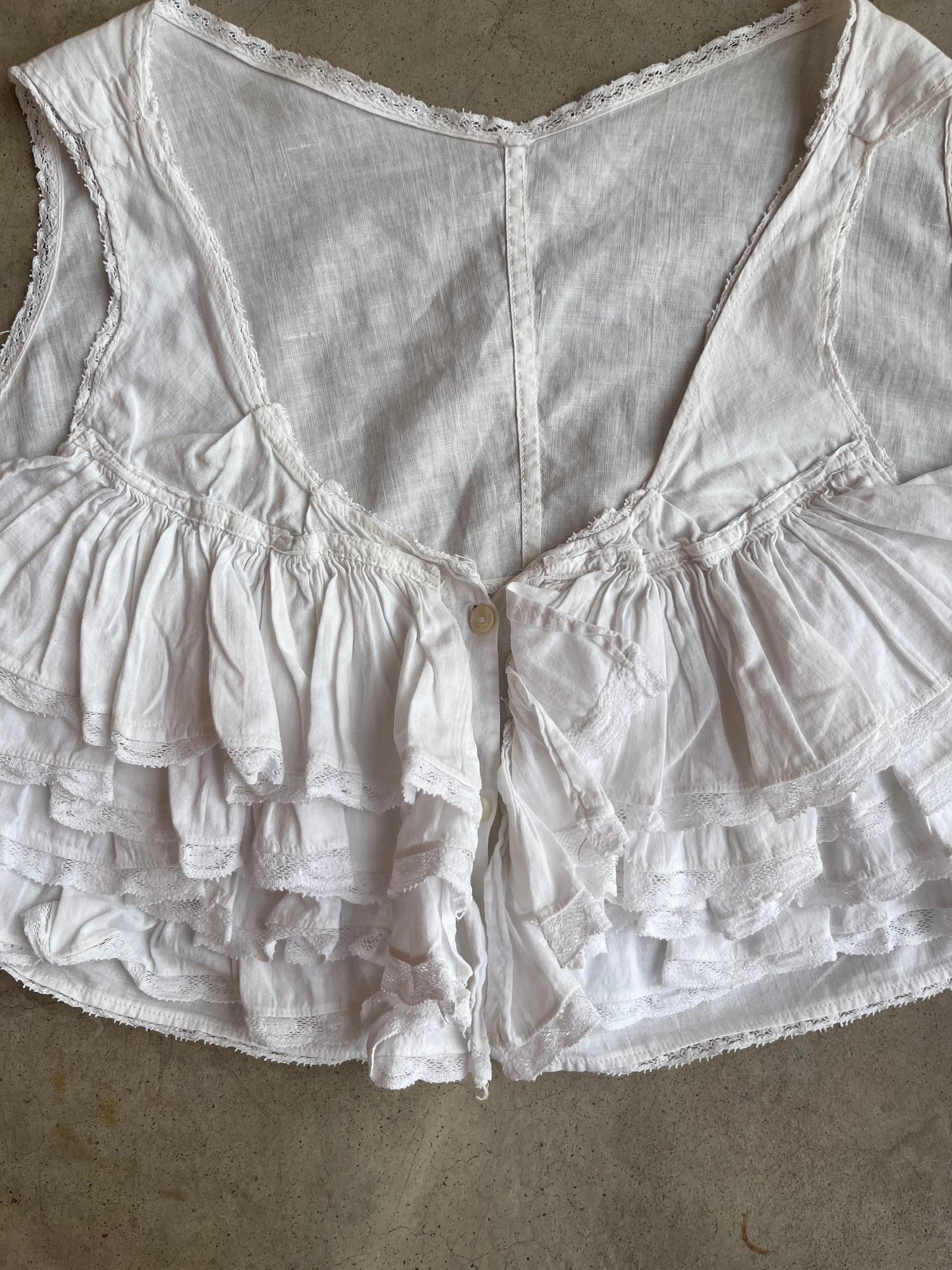 c. 1900s Ruffle Bust Enhancer