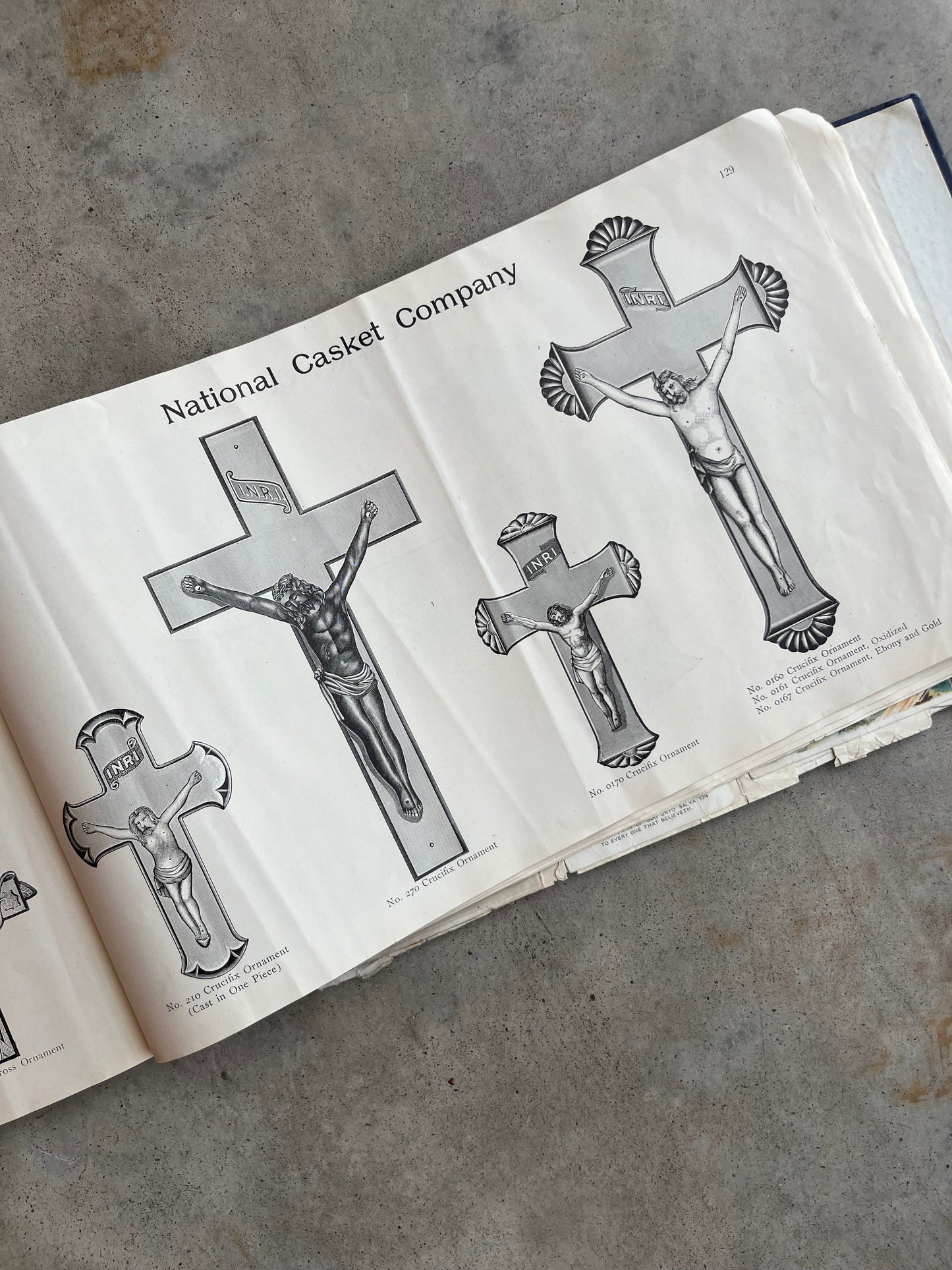 c. 1890 National Casket Co. Catalog Scrapbook
