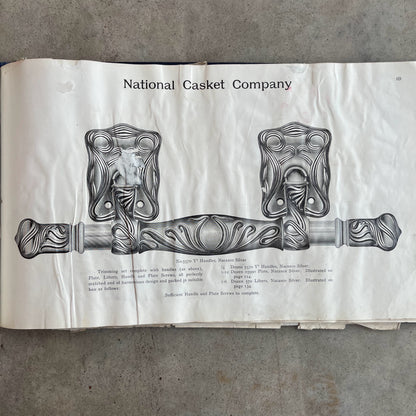 c. 1890 National Casket Co. Catalog Scrapbook