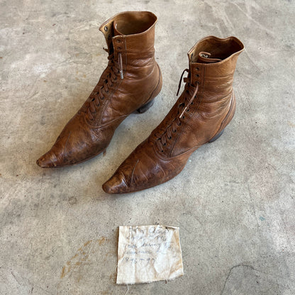 c. 1890s Boots w/ Provenance | Approx Sz 5