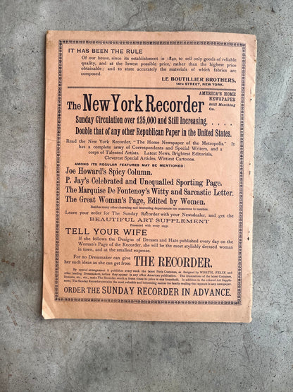 1893-1894 Le Boutillier Brothers Catalog
