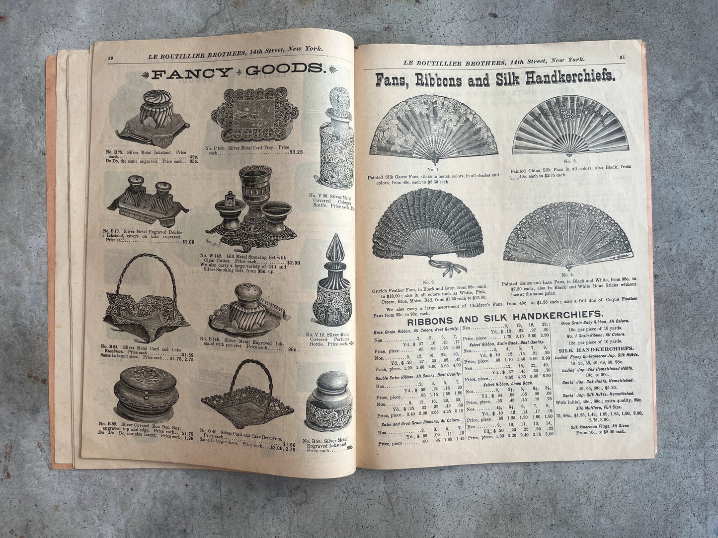 1893-1894 Le Boutillier Brothers Catalog