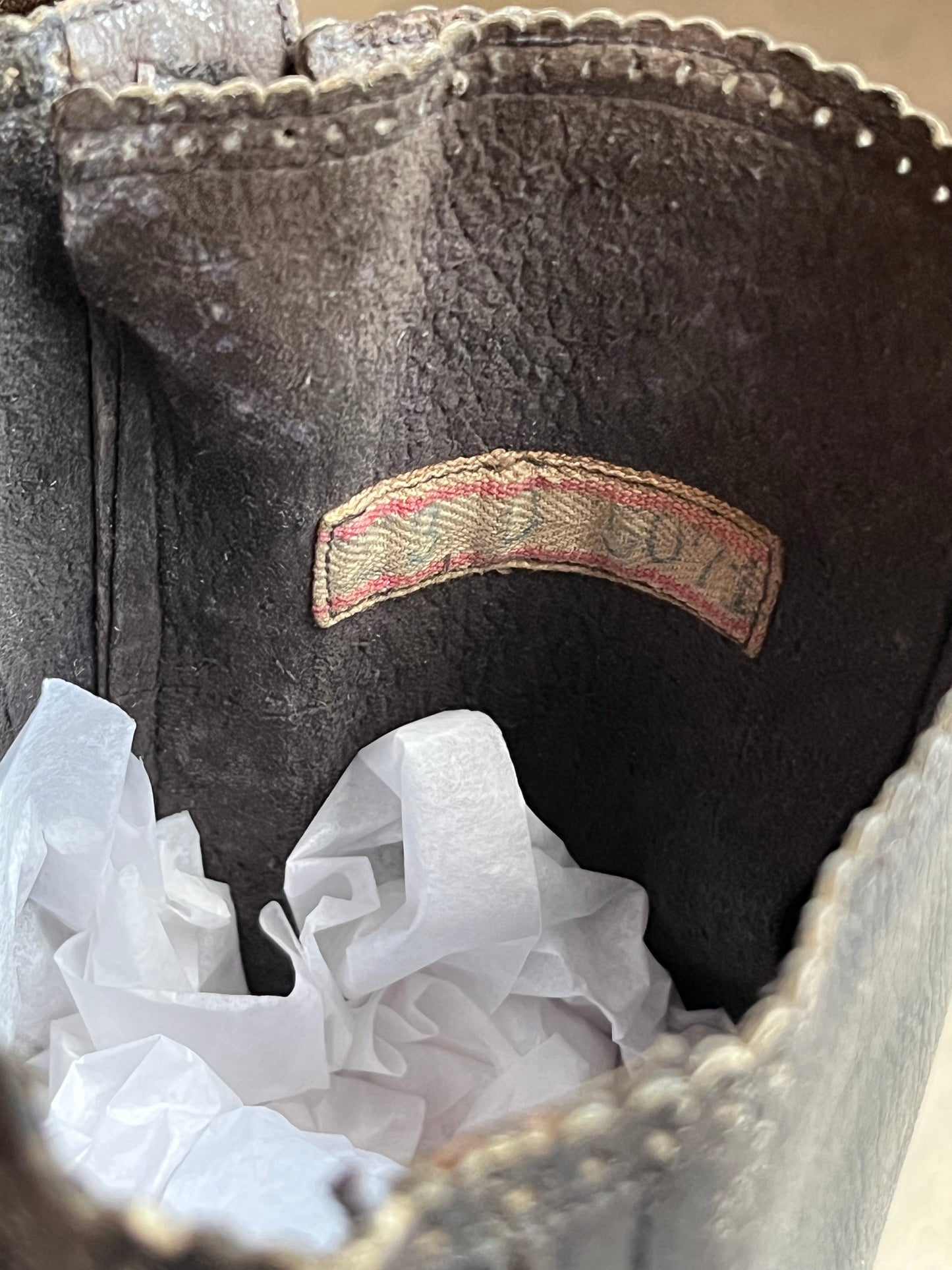 c. 1890s-1900s Cycling Boots