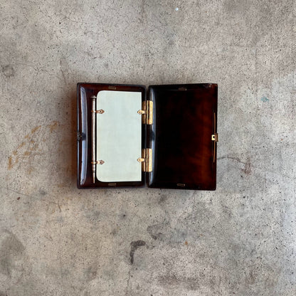 Mid-19th c. Faux Tortoise Shell Aide-Memoire Pocket Book