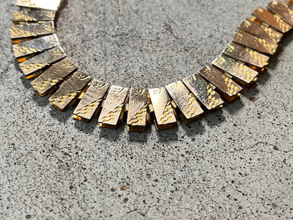19th c. Gold Filled Book Chain Necklace