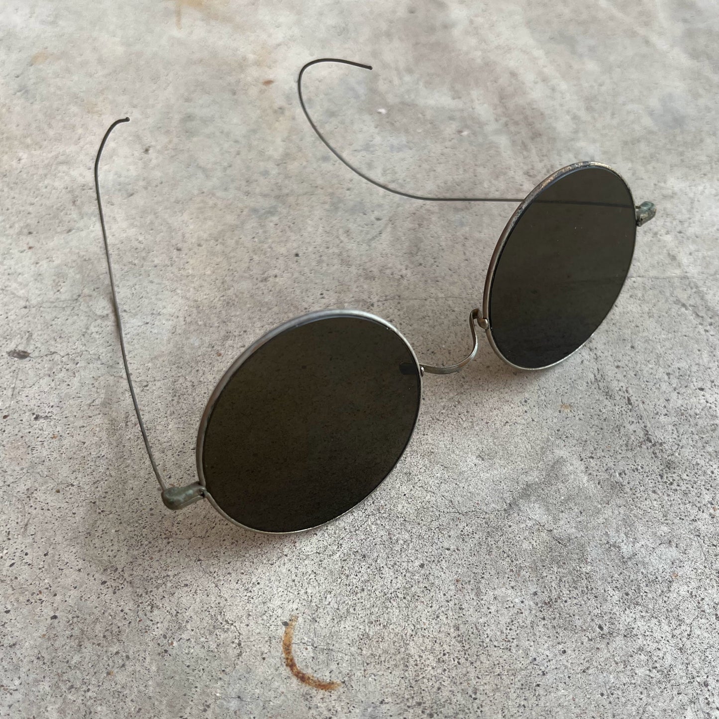 c. 1910s-1920s Tinted Glasses with Round Lenses