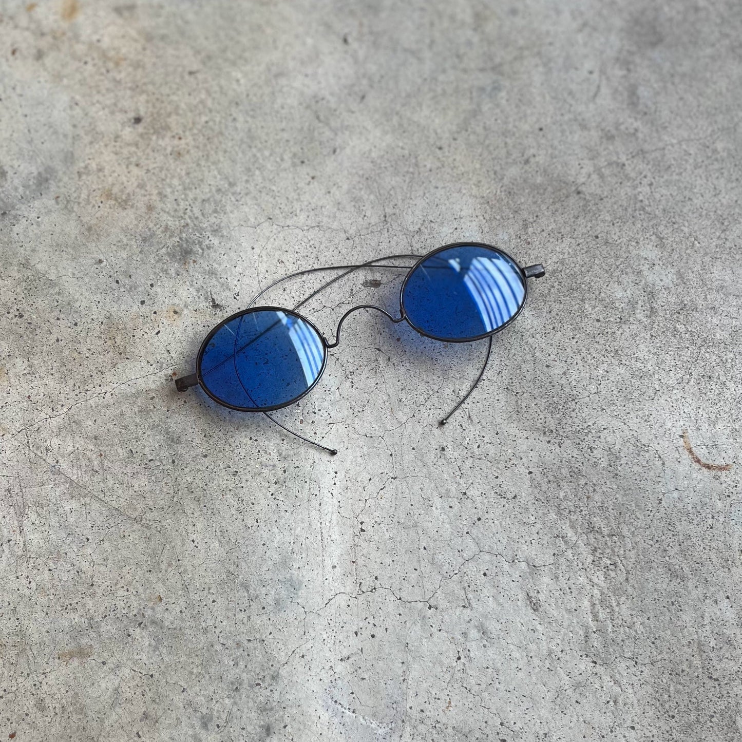 c. 1890s-1900s Blue Tinted Glasses