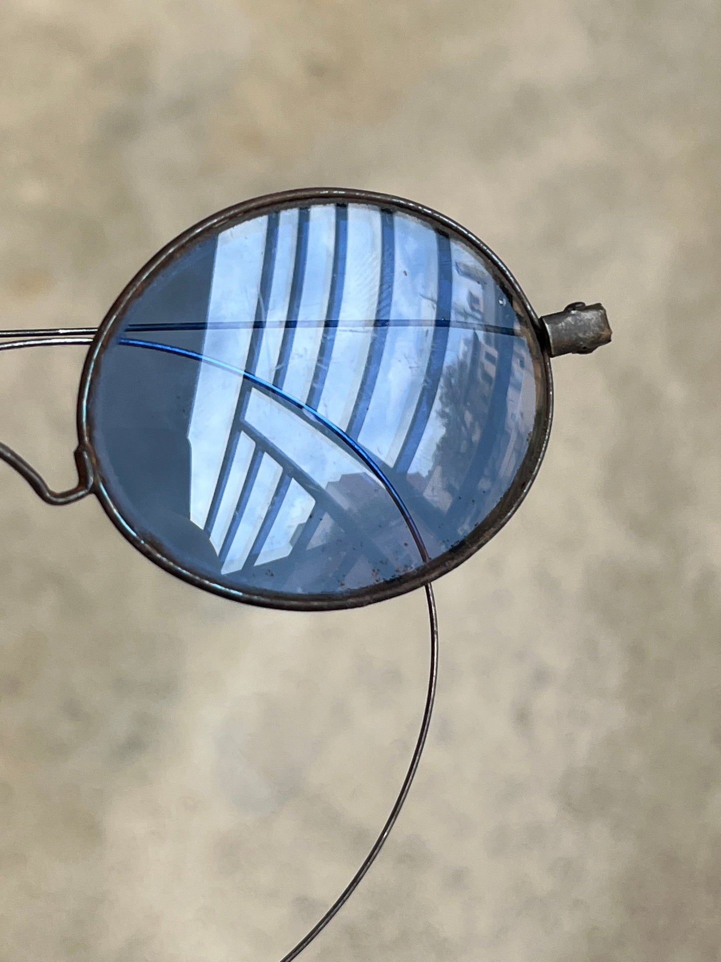 c. 1890s-1900s Blue Tinted Glasses