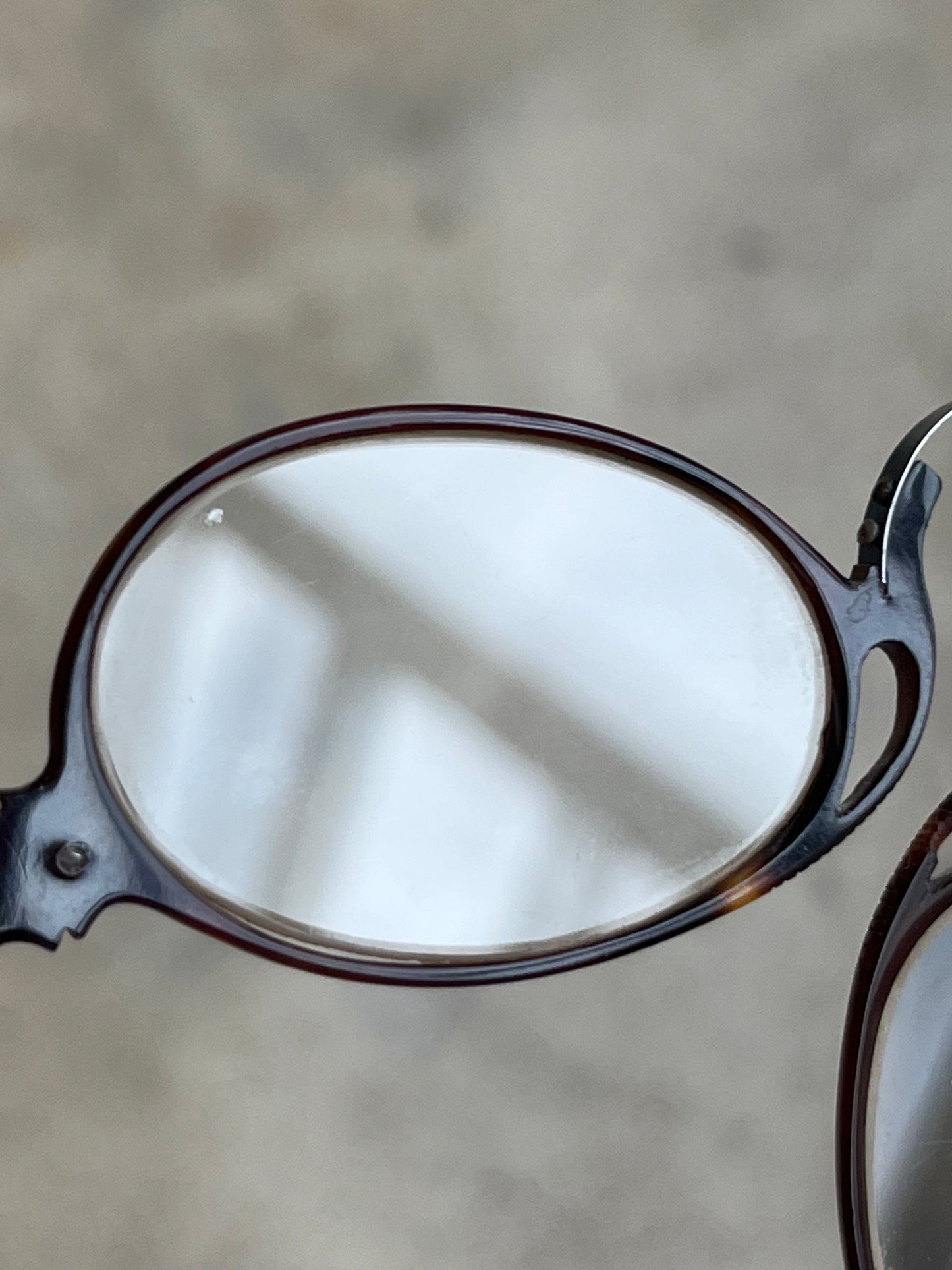c. 1880s-1890s Tortoise Shell Pince Nez in Case