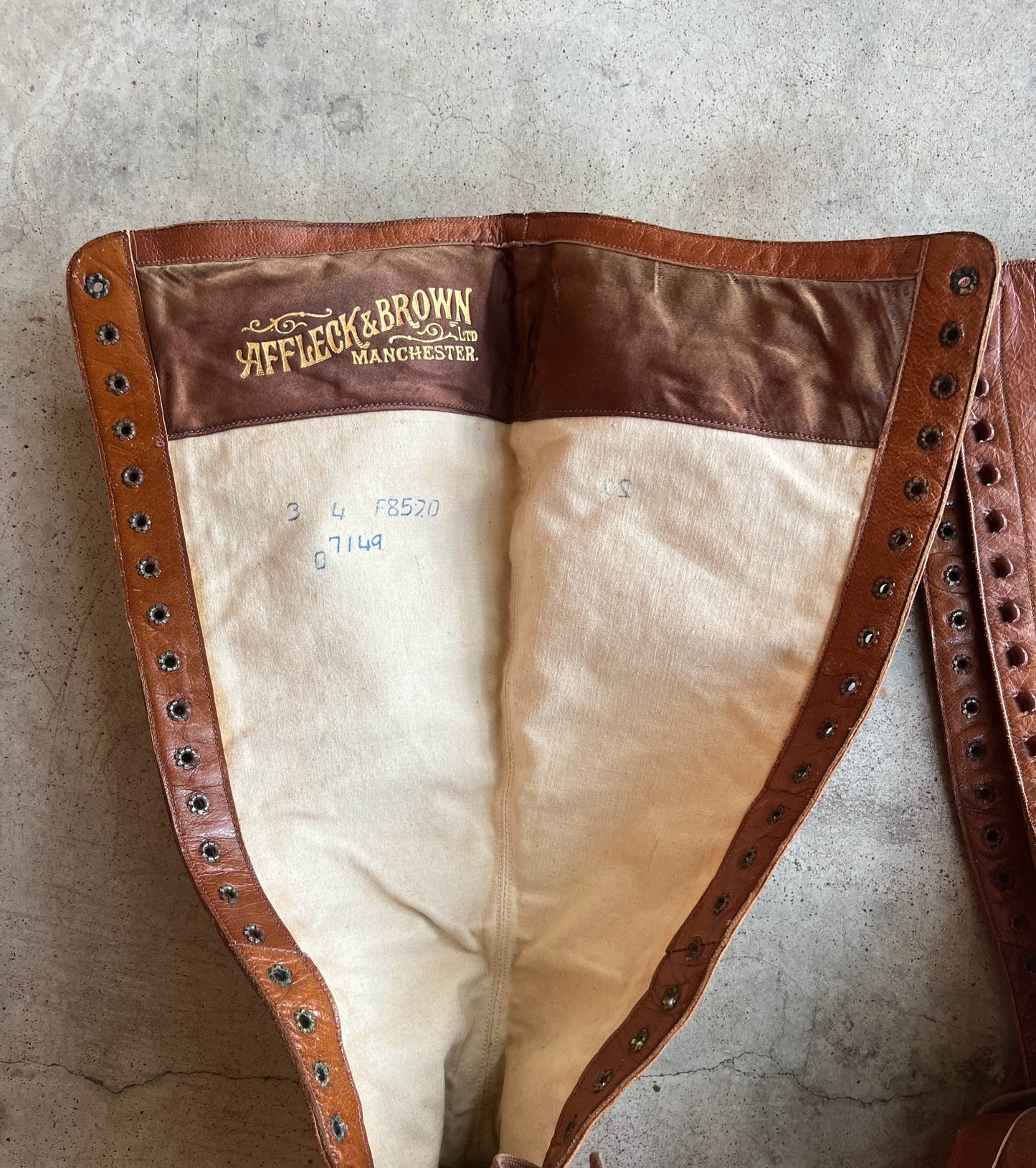 c. 1910s-1920s Tall Brown Boots | Approx Sz. 5-6