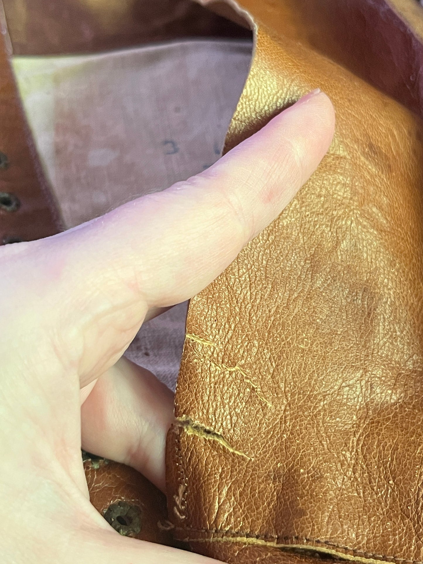 c. 1910s-1920s Tall Brown Boots | Approx Sz. 5-6