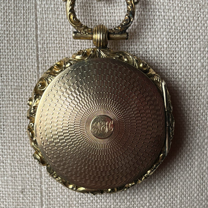Early 19th c. Gold Front + Back Locket